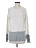It's Our Time Color Block White Pullover Sweater Size S - photo 1