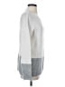 It's Our Time Color Block White Pullover Sweater Size S - photo 4