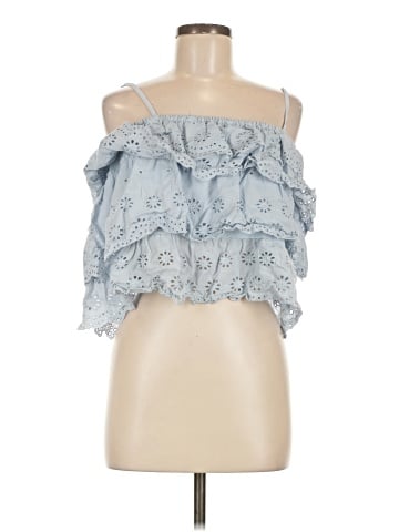 Aqua Sleeveless Blouse (view 1)