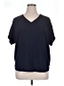 Entro 100% Polyester Blue Short Sleeve Top Size XL - photo 1