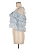 Aqua Blue Sleeveless Blouse Size M - photo 5