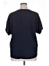 Entro 100% Polyester Blue Short Sleeve Top Size XL - photo 2
