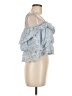 Aqua Blue Sleeveless Blouse Size M - photo 4