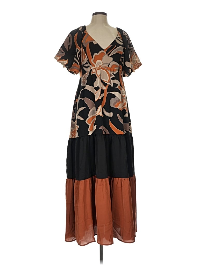 Pre-owned Entro Casual Dress In Brown