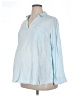Isabel by Ingrid + Isabel Blue Long Sleeve Blouse Size XL Maternity - photo 1