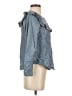 Madewell Blue Chambray Ruffle-Yoke Top Size XS - photo 4