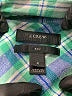 J.Crew 100% Cotton Plaid Green Long Sleeve Button-Down Shirt Size 2 - photo 7