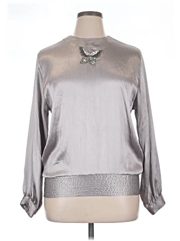 Oscar De La Renta Expressions Long Sleeve Blouse (view 1)