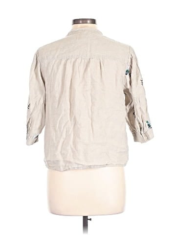 Charter Club 3/4 Sleeve Button-Down Shirt (view 2)