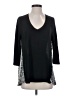 Lulu Black 3/4 Sleeve Top Size S - photo 1