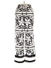 H&M 100% Viscose Print Ivory Casual Pants Size M - photo 1