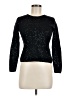 Peck & Peck Metallic Black Pullover Sweater Size M - photo 1