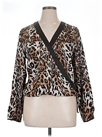 Worth New York Long Sleeve Silk Top (view 1)