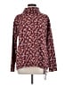 Lands' End Floral Red Turtleneck Sweater Size M - photo 1