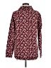 Lands' End Floral Red Turtleneck Sweater Size M - photo 2
