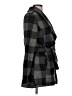 CoffeeShop 100% Polyester Plaid Gray Coat Size M - photo 4
