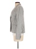 Banana Republic Stripes Gray Blazer Size 4 - photo 5