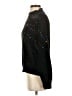 ModCloth 100% Polyester Polka Dots Black Turtleneck Sweater Size S - photo 5