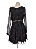 BCBGeneration 100% Polyester Hearts Black Cocktail Dress Size 10 - photo 1