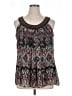 Zac & Rachel 100% Polyester Black Sleeveless Blouse Size XL - photo 1