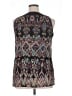 Zac & Rachel 100% Polyester Black Sleeveless Blouse Size XL - photo 2