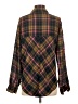 Free People Plaid Brown Long Sleeve Blouse Size XS - photo 2