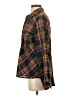 Free People Plaid Brown Long Sleeve Blouse Size XS - photo 5