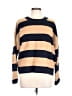 By Together Stripes Tan Pullover Sweater Size L - photo 1