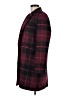 1.State 100% Polyester Plaid Burgundy Coat Size M - photo 5