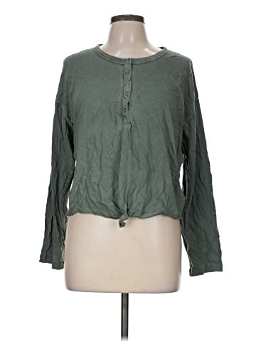 Aerie Long Sleeve Henley (view 1)