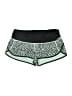 Lululemon Athletica Animal Print Green Athletic Shorts Size 8 - photo 1