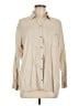 Old Navy Tan Long Sleeve Button-Down Shirt Size M - photo 1