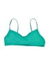 Jolyn Solid Teal Swimsuit Top Size XL - photo 1