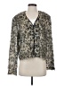 Joseph Ribkoff 100% Polyester Animal Print Tan Gold Blazer Size 2 - photo 1