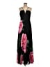 Xscape 100% Polyester Floral Black Cocktail Dress Size 8 - photo 1