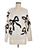 Express Animal Print Ivory Pullover Sweater Size XS - photo 1