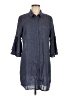 Splendid Blue 3/4 Sleeve Button-Down Shirt Size M - photo 1