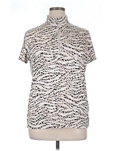 Weekends by Chico's Short Sleeve Blouse (view 1)
