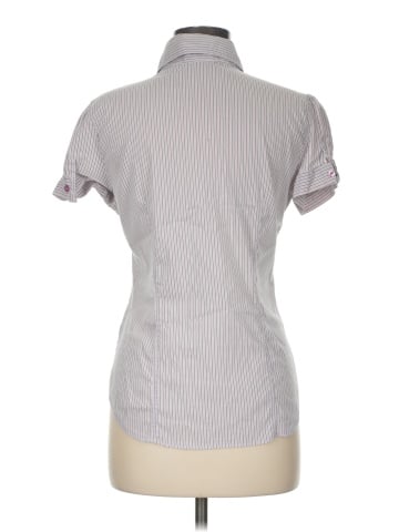 New York & Company Short Sleeve Blouse (view 2)