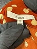 Easel 100% Polyester Polka Dots Brown Casual Dress Size S - photo 7