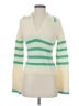 Central Park West Color Block Ivory Pullover Sweater Size XS - photo 1