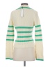 Central Park West Color Block Ivory Pullover Sweater Size XS - photo 2