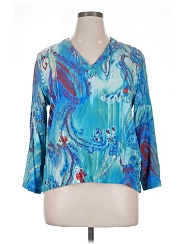Natori 3/4 Sleeve Blouse (view 1)