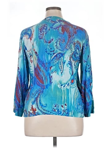 Natori 3/4 Sleeve Blouse (view 2)