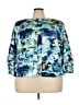 Coldwater Creek Print Blue Jacket Size 24 - photo 1
