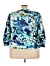 Coldwater Creek Print Blue Jacket Size 24 - photo 2