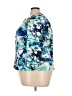 Coldwater Creek Print Blue Jacket Size 24 - photo 5