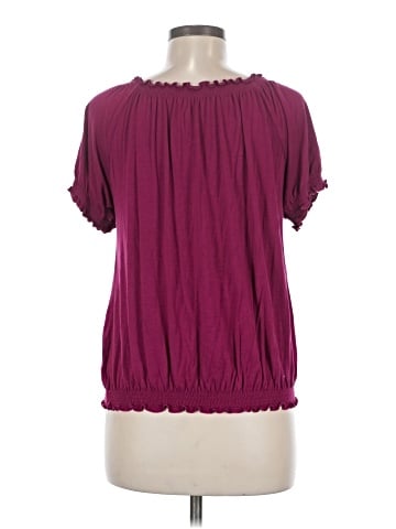 INC International Concepts Short Sleeve Blouse (view 2)