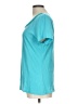 Talbots 100% Cotton Teal Short Sleeve Top Size L - photo 5
