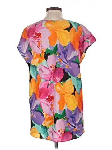 Lauren by Ralph Lauren Short Sleeve Blouse (view 2)